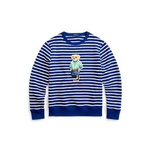 Polo Bear Striped Fleece Sweatshirt
Polo Ralph Lauren size medium men’s